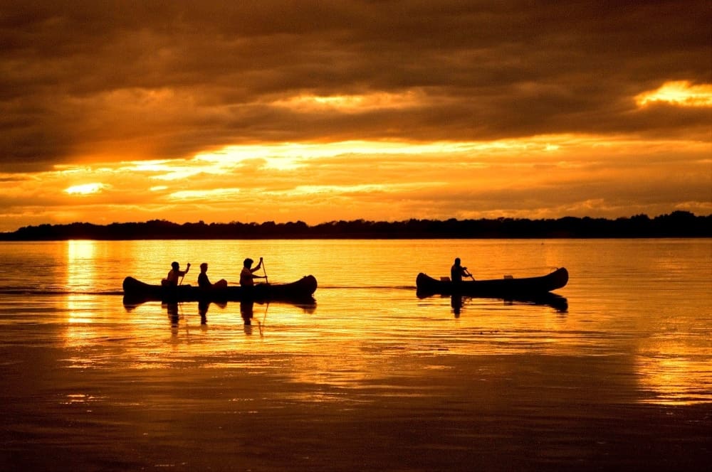 Sunset Mokoro Zambezi