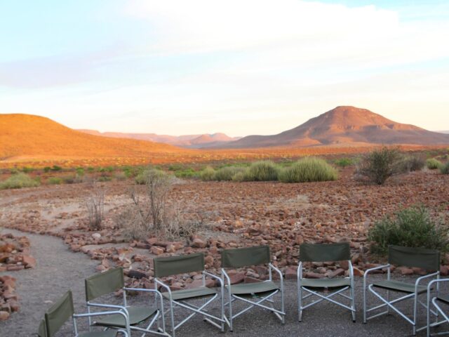 Etendeka Mountain Camp Dining