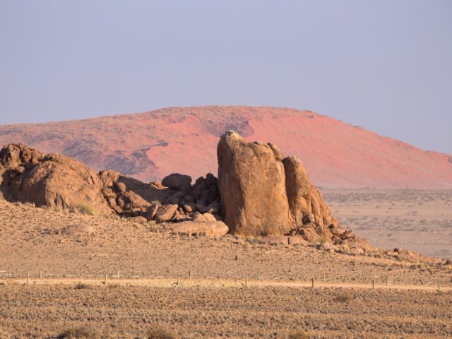 Views towards Elim Dune 