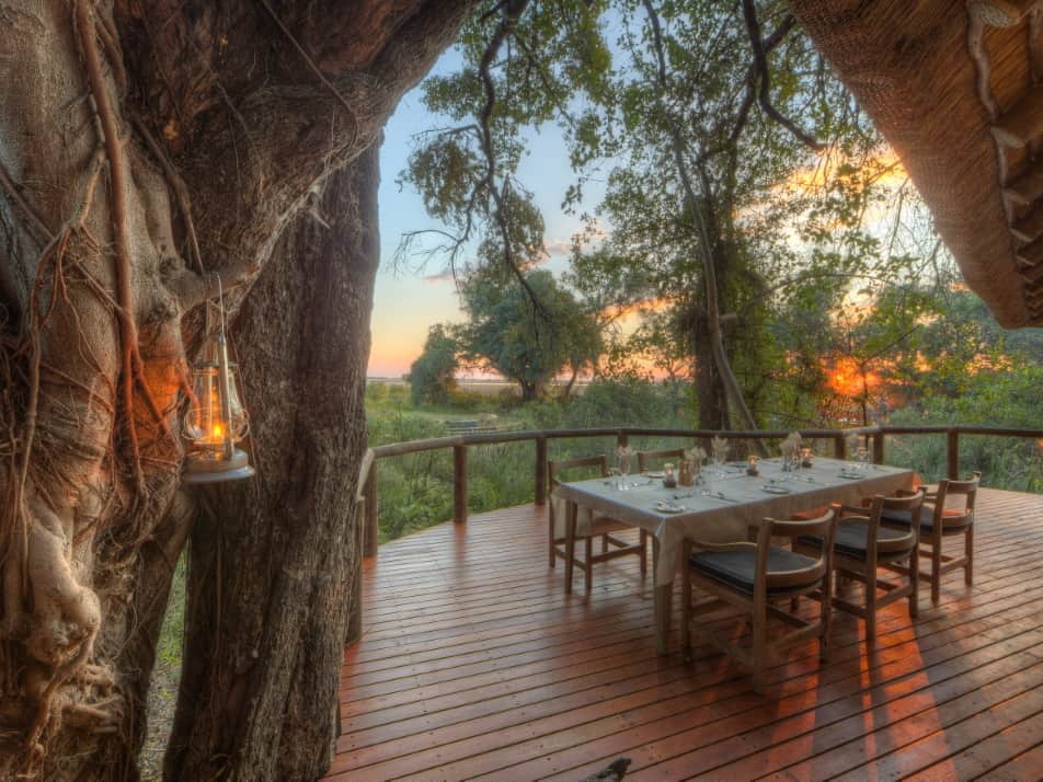 Camp Moremi - Dining Deck