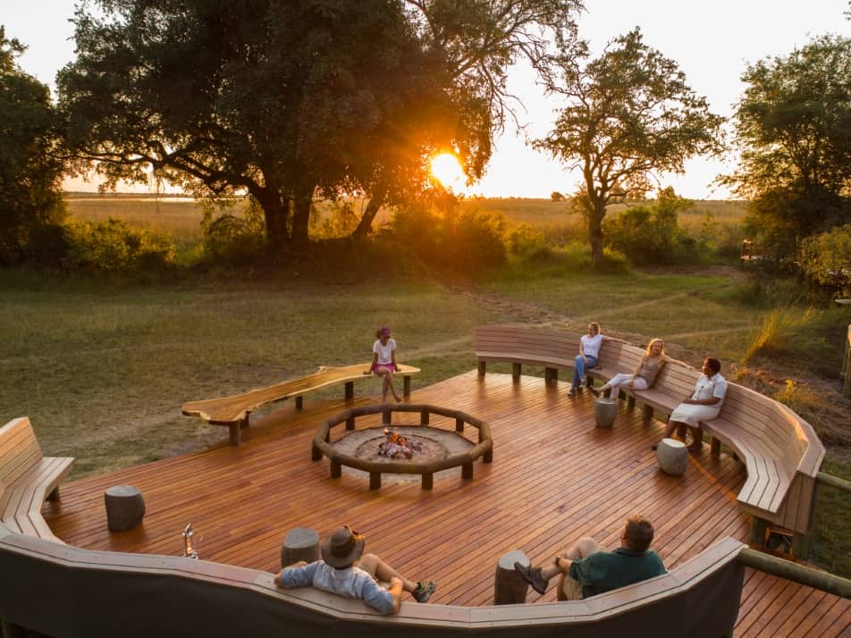 Camp Moremi - Fire Deck