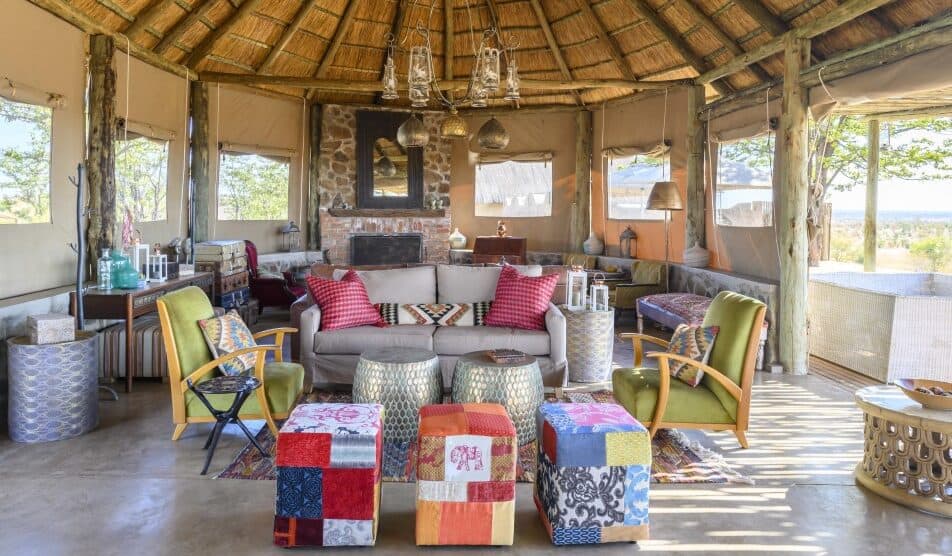 Main area - Deka Camp - Hwange National Park