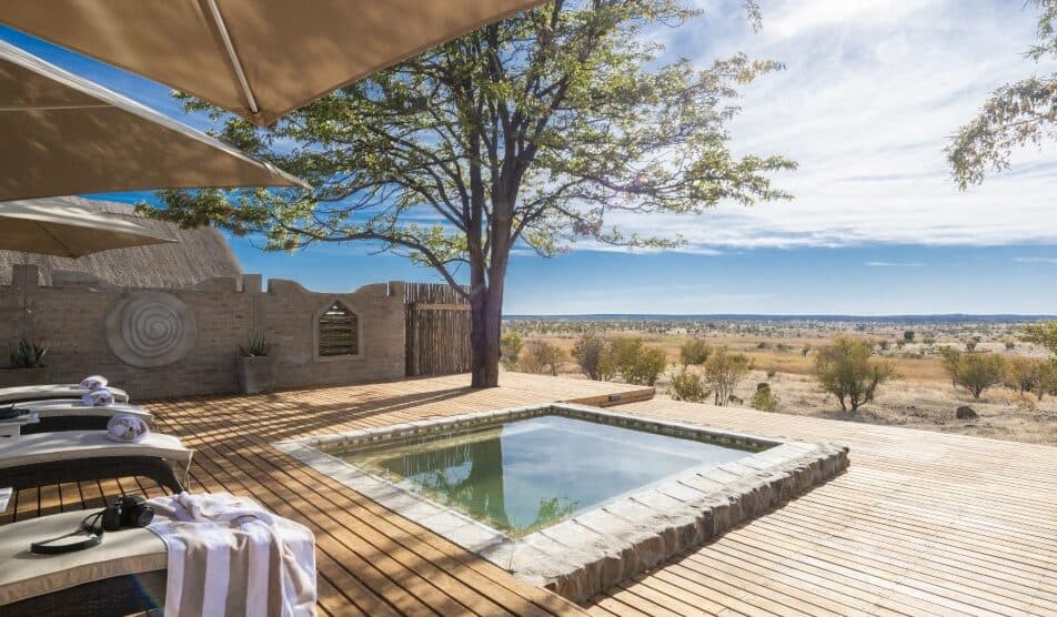 Pool and deck - Deka Camp - Hwange National Park