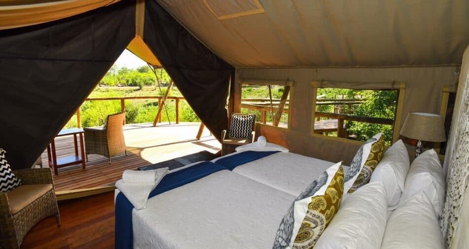 Deteema Springs Tent-bedroom