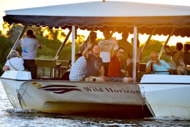 Guests enjoy a Sunset Cruise 