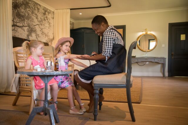 Girls Mani and Pedi at Stanley & Livingstone Boutique Hotel