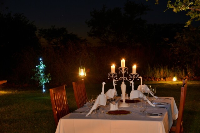 Dining under stars - Wildtrack Safaris Eco Lodge